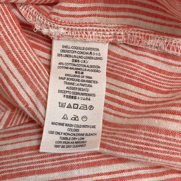 Free People Hello There Beautiful Off the Shoulder Striped Top Size XS - Picture 9 of 10